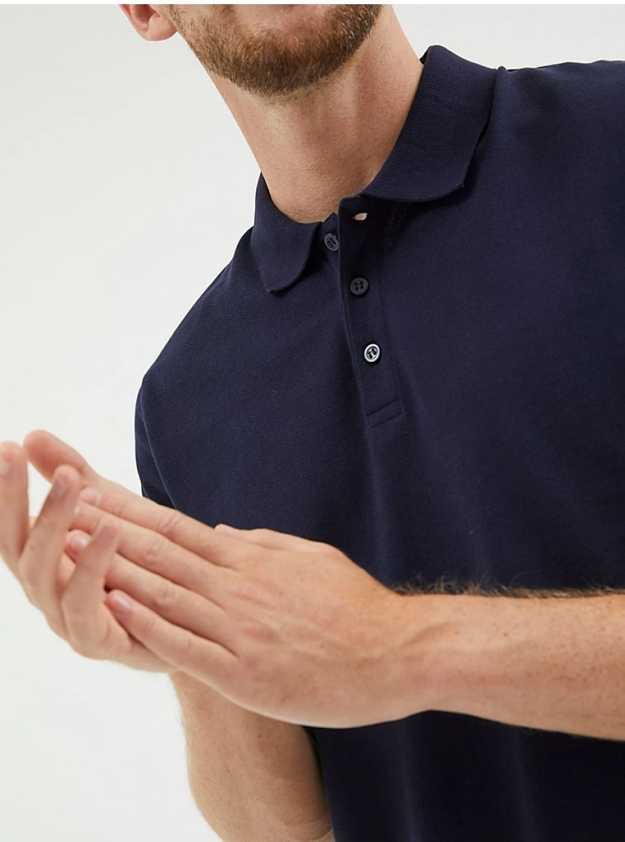 "George at Asda Men's Navy Polo Shirt – Comfort Fit & Stylish Design"