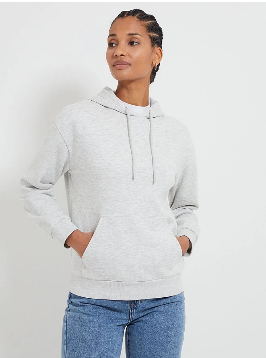"George at Asda Women's Grey Basic Hoodie – Comfortable & Stylish Pullover Review"