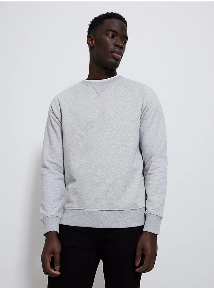 "George at Asda Men's Grey Crew Neck Sweatshirt – Comfort & Style Review"