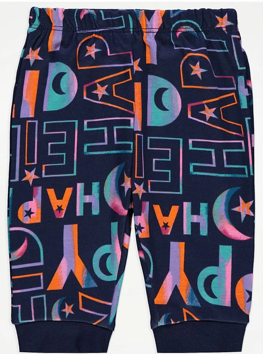 "George at Asda Baby Navy Happy Eid Matching Family Pyjamas – Soft & Comfortable Festive Pajamas"