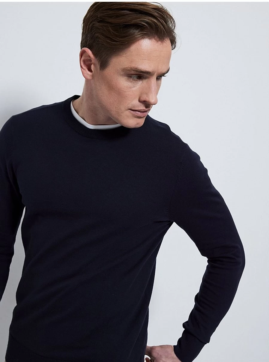 George at Asda Boys Navy Blue Crew Neck Jumper - Comfortable & Stylish Knitwear Review