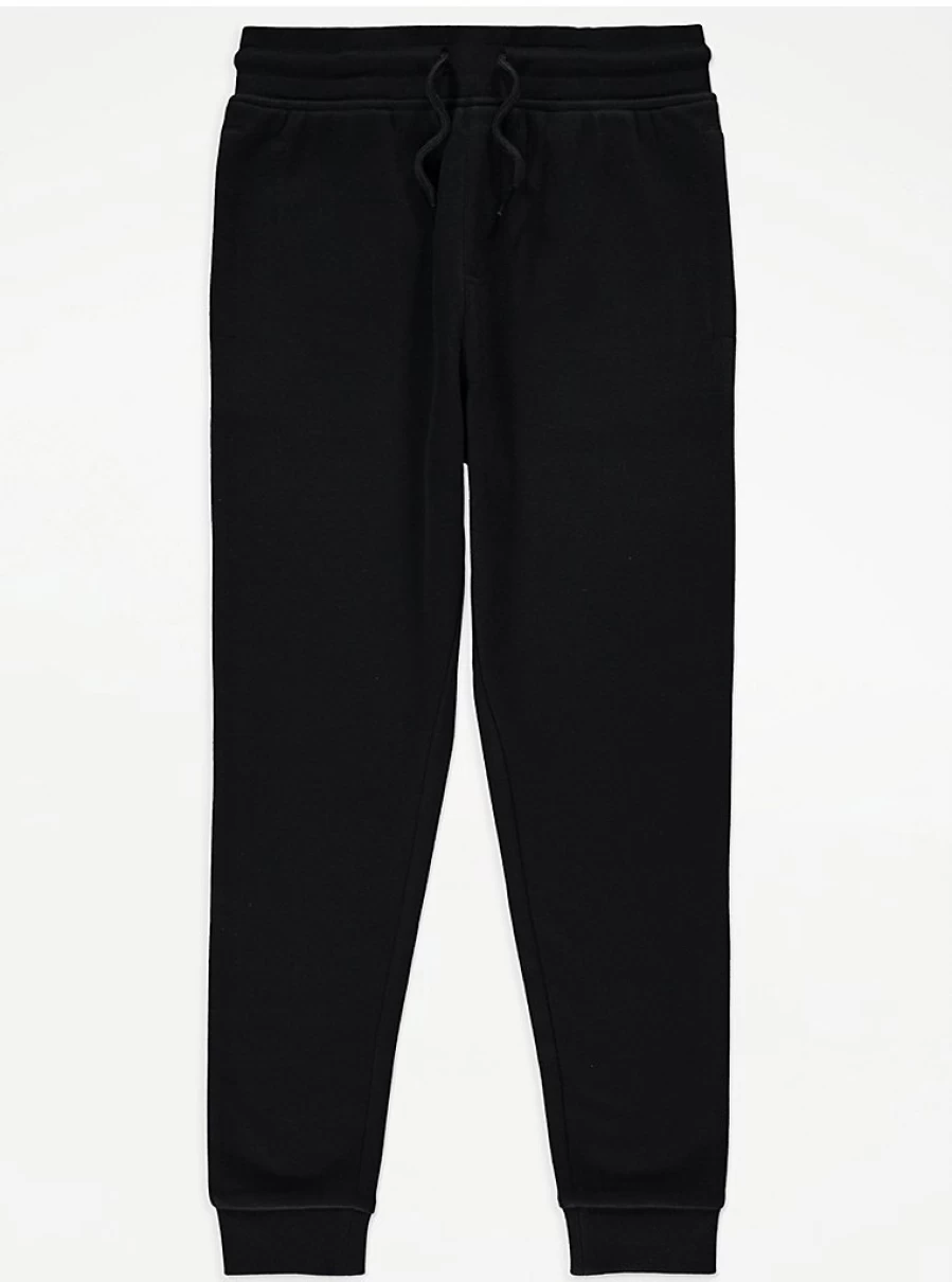"George at Asda Boys Black Cuffed Joggers - Comfortable Kids Joggers Review"
