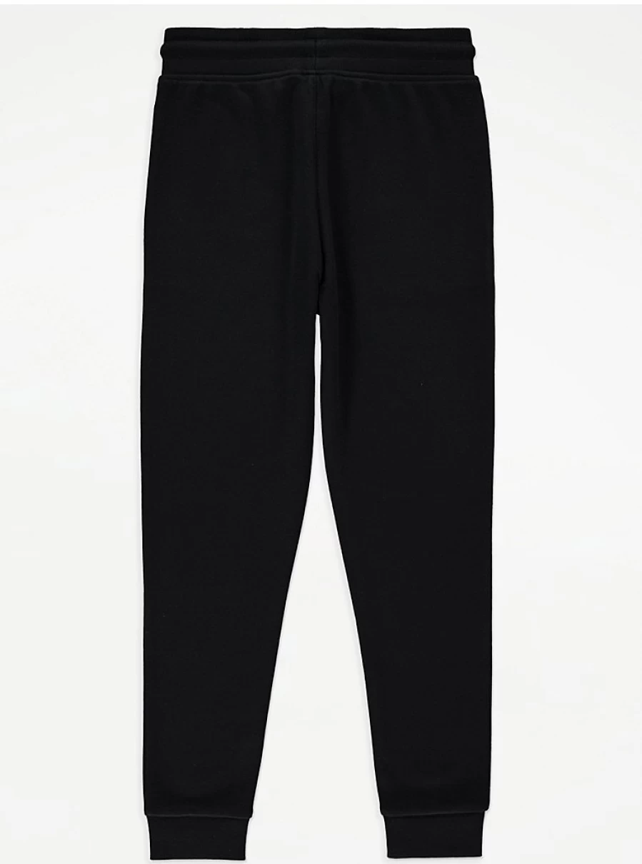 "George at Asda Boys Black Cuffed Joggers - Comfortable Kids Joggers Review"