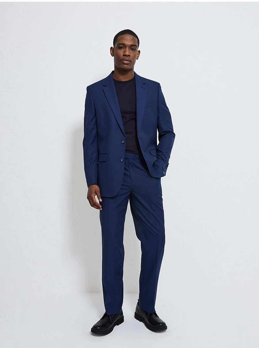 "George at Asda Men's Navy Regular Fit Suit Trousers – Comfort & Style Review"