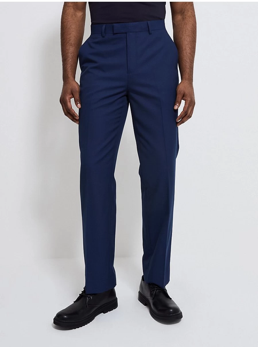 "George at Asda Men's Navy Regular Fit Suit Trousers – Comfort & Style Review"