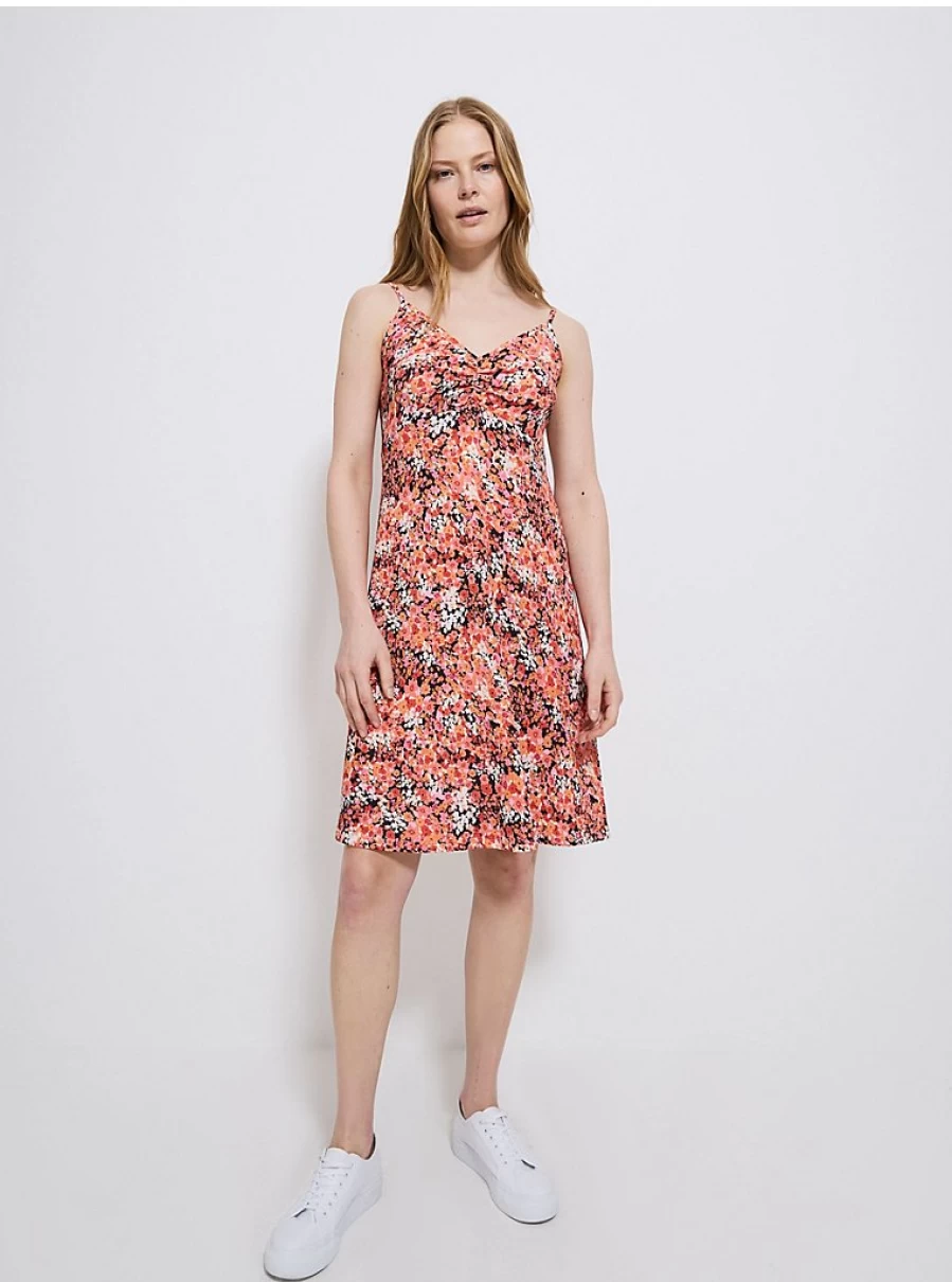 "George at Asda Women's Orange Floral Strappy Swing Mini Dress – Reviews & Style Guide"