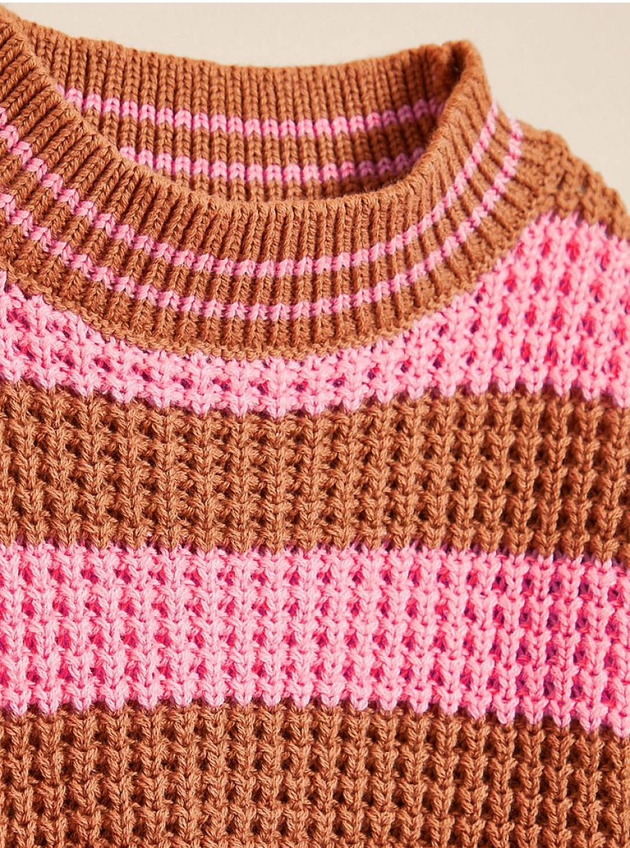 "George at Asda Baby Chunky Knit Jumper - Little Angels Bright Striped Sweater Review"