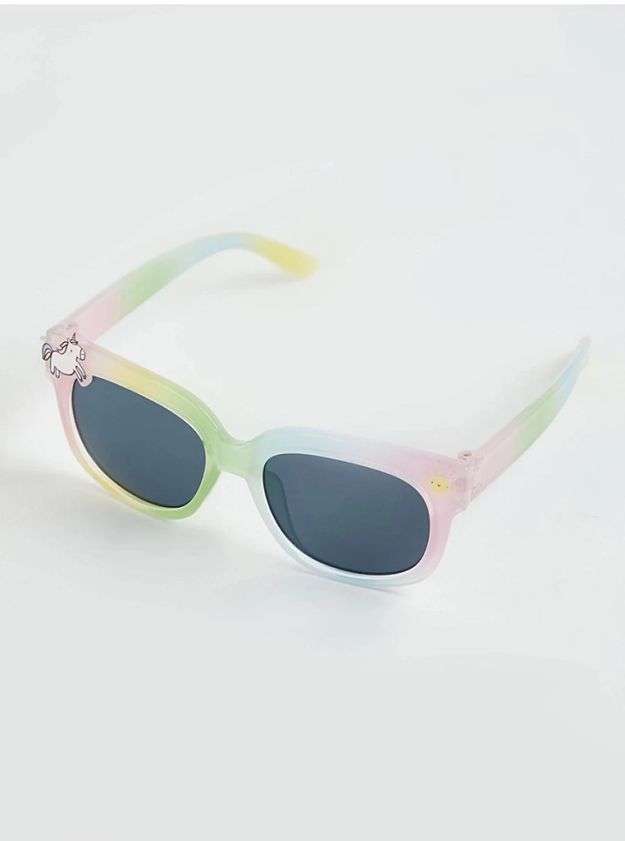 Rainbow Ombre Unicorn Sunglasses for Girls | George at Asda | Kids' Fashion Sunglasses Review