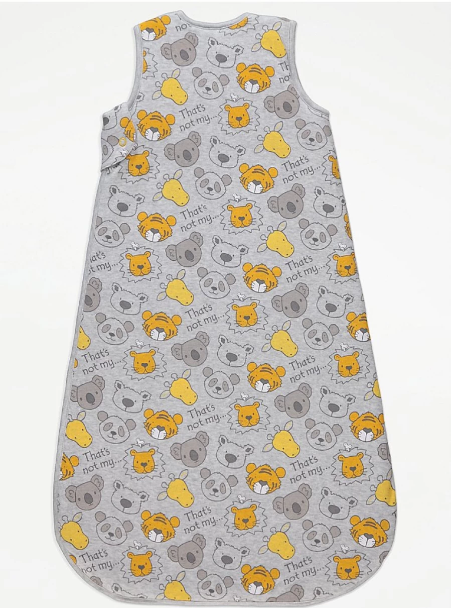 "George at Asda Boys' 2.5 Tog Grey Sleep Bag – 'That's Not My...' Baby Sleepsack Review"