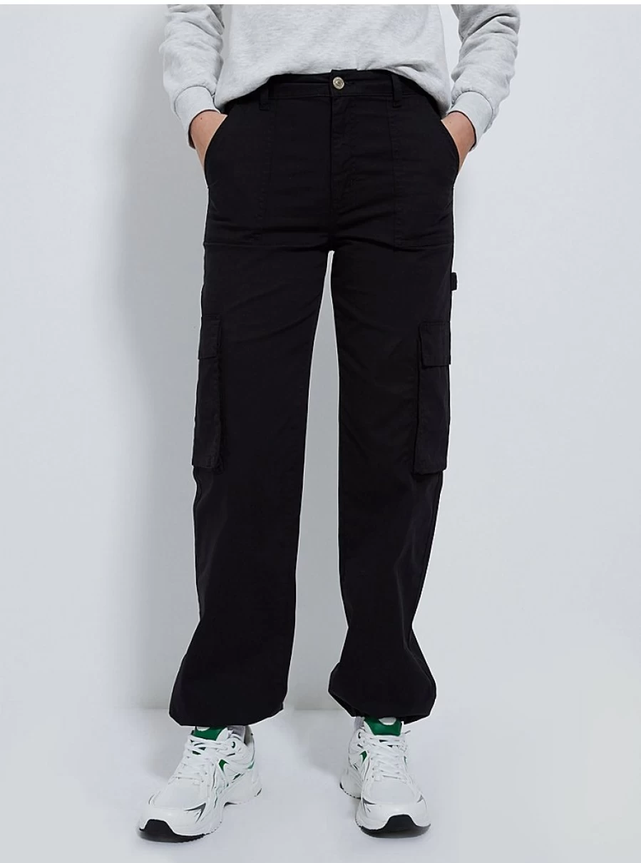 Women's Black Utility Trousers - Comfort Fit & Stylish Design | George at ASDA