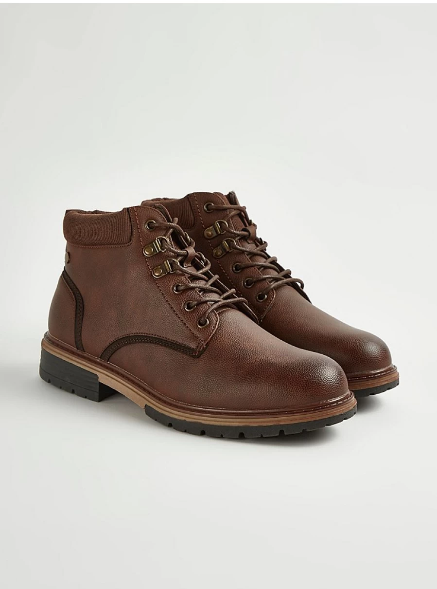 Men's Brown Sturdy Boots by George at Asda | Durable & Comfortable Footwear Review
