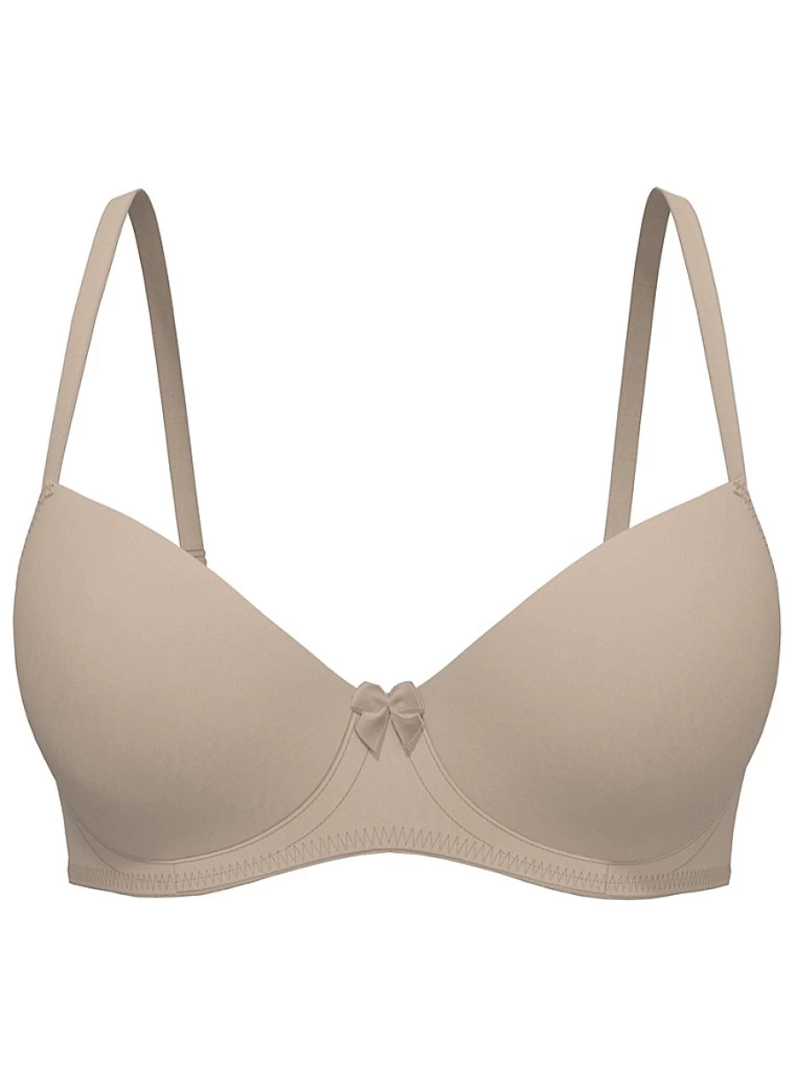 Women's Light Nude Underwired T-Shirt Bras 2 Pack - Comfortable Everyday Lingerie by George at Asda