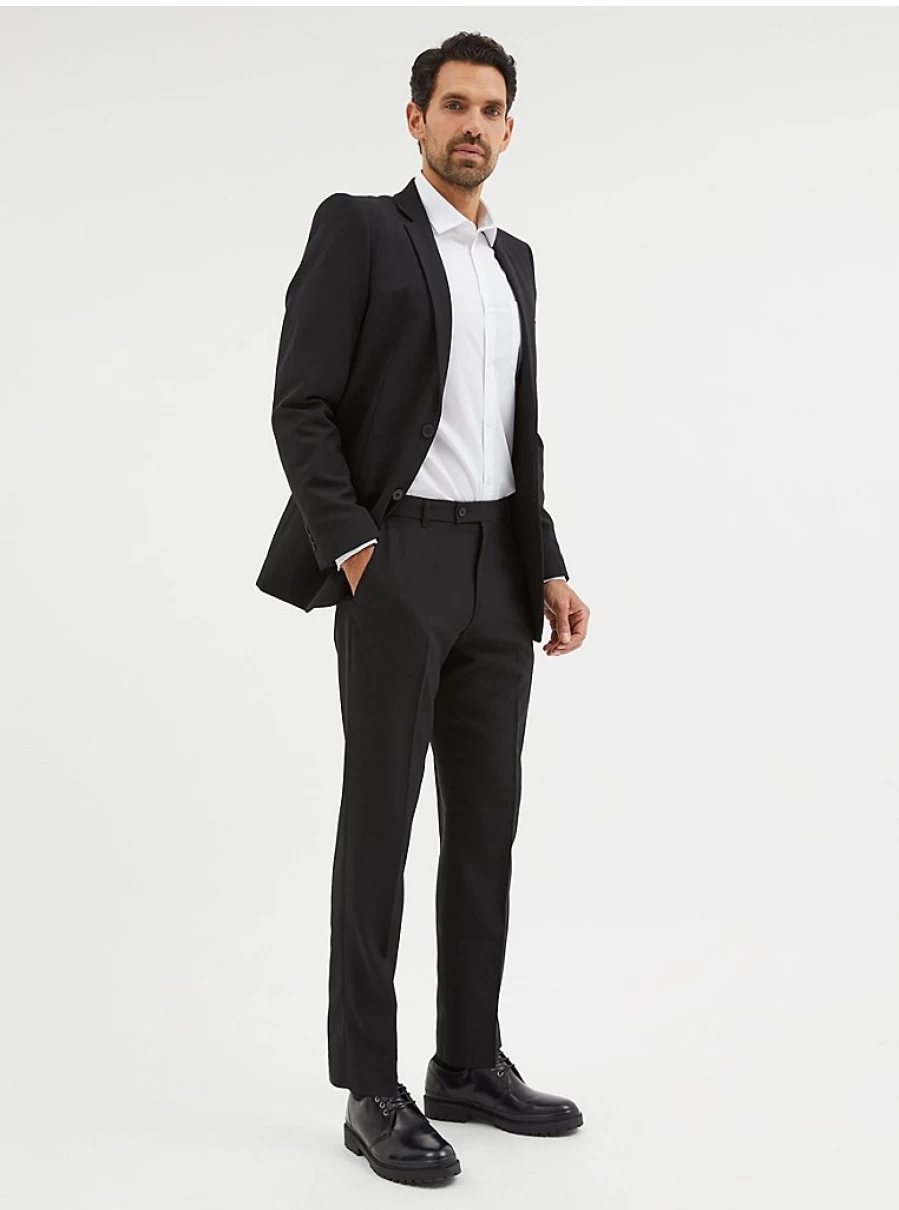"George at Asda Boys' Black Formal Suit Trousers – Comfortable & Stylish School Wear"