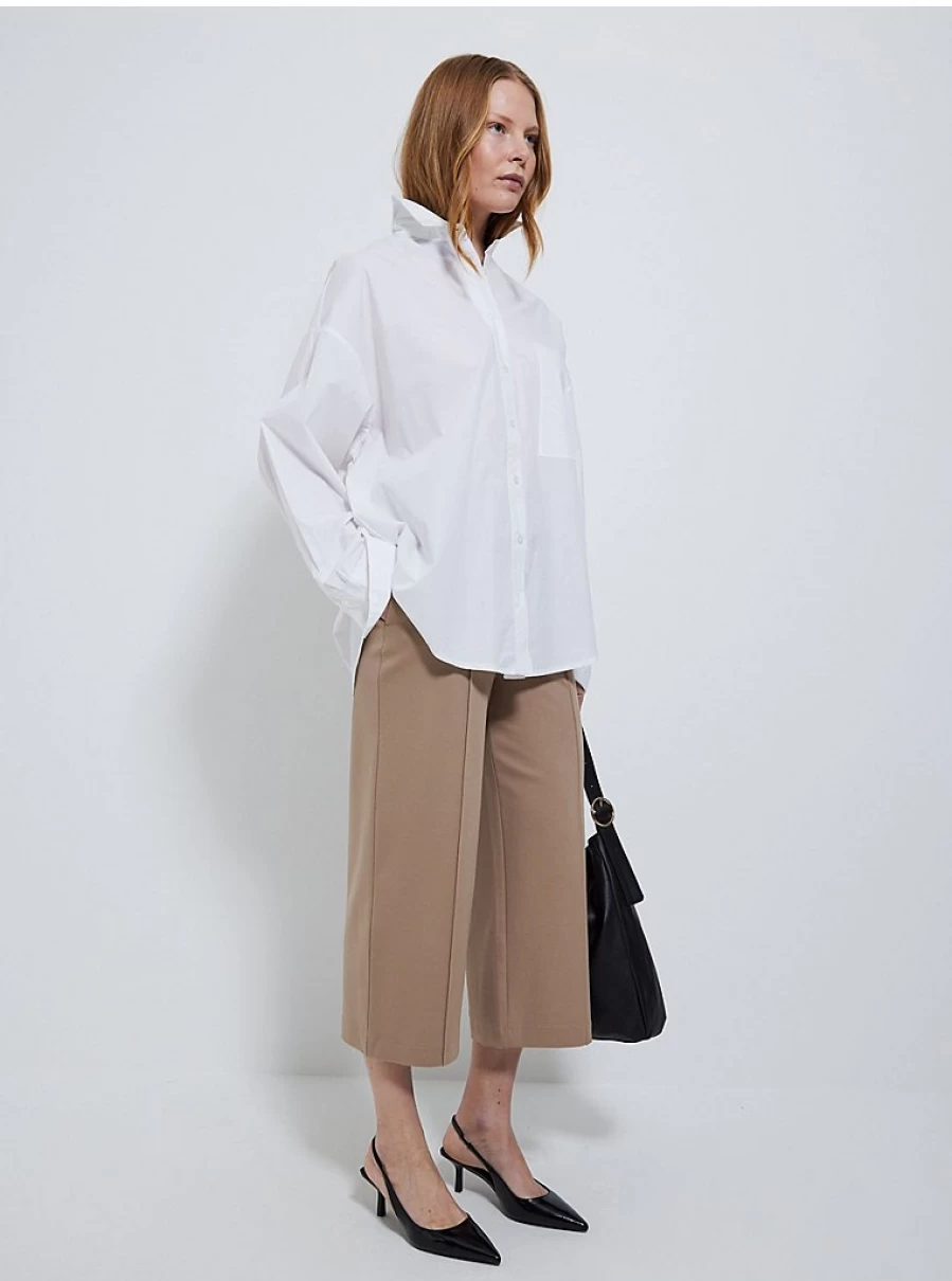 "Women's Neutral Cropped Ponte Pants Review | George at Asda"