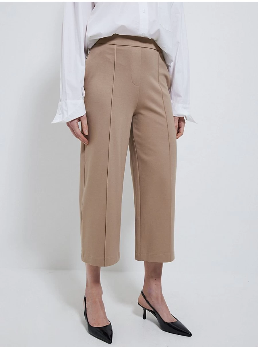 "Women's Neutral Cropped Ponte Pants Review | George at Asda"