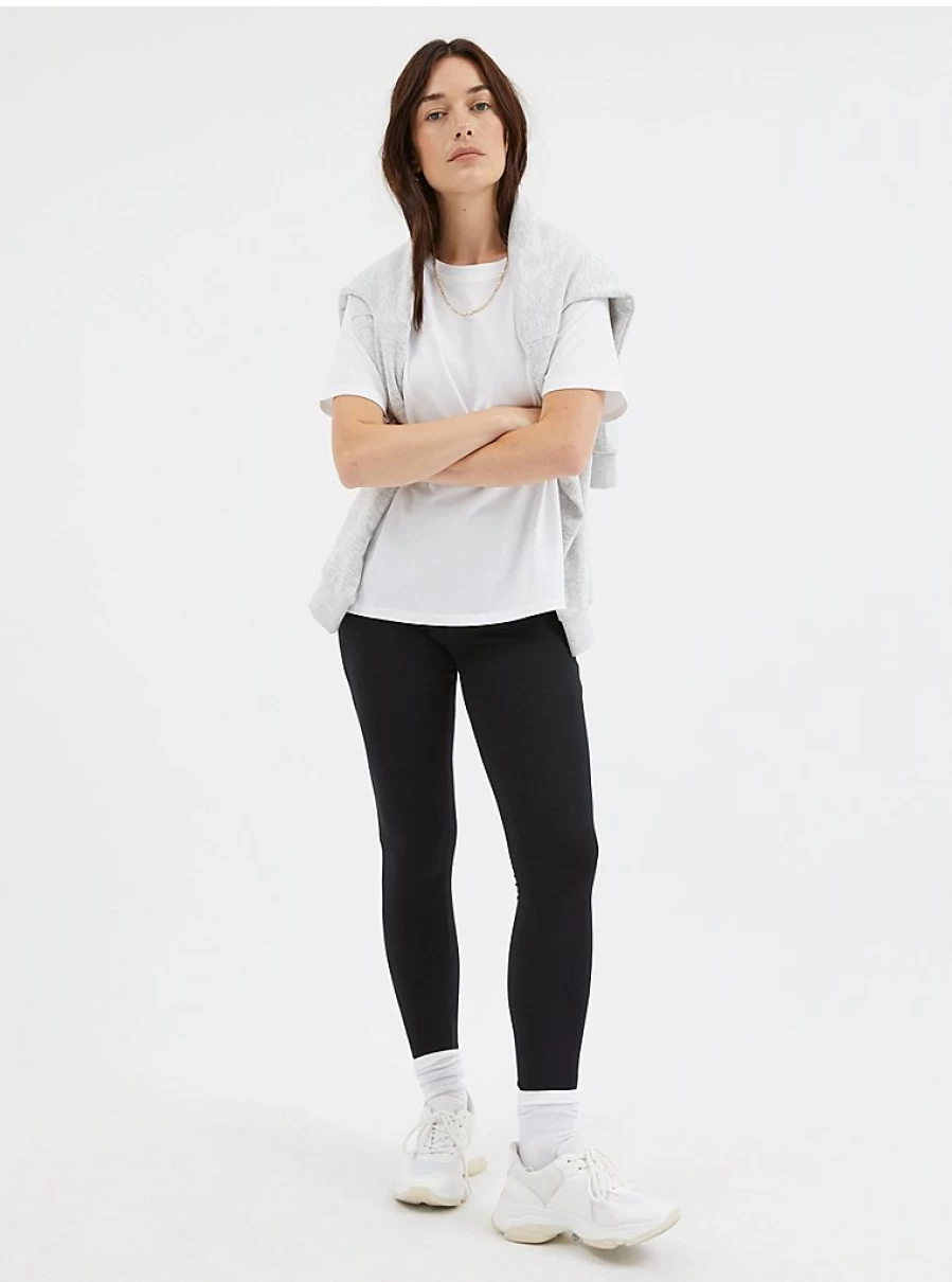 "George at Asda Women's Black High Waisted Leggings – Comfort Fit & Tummy Control"