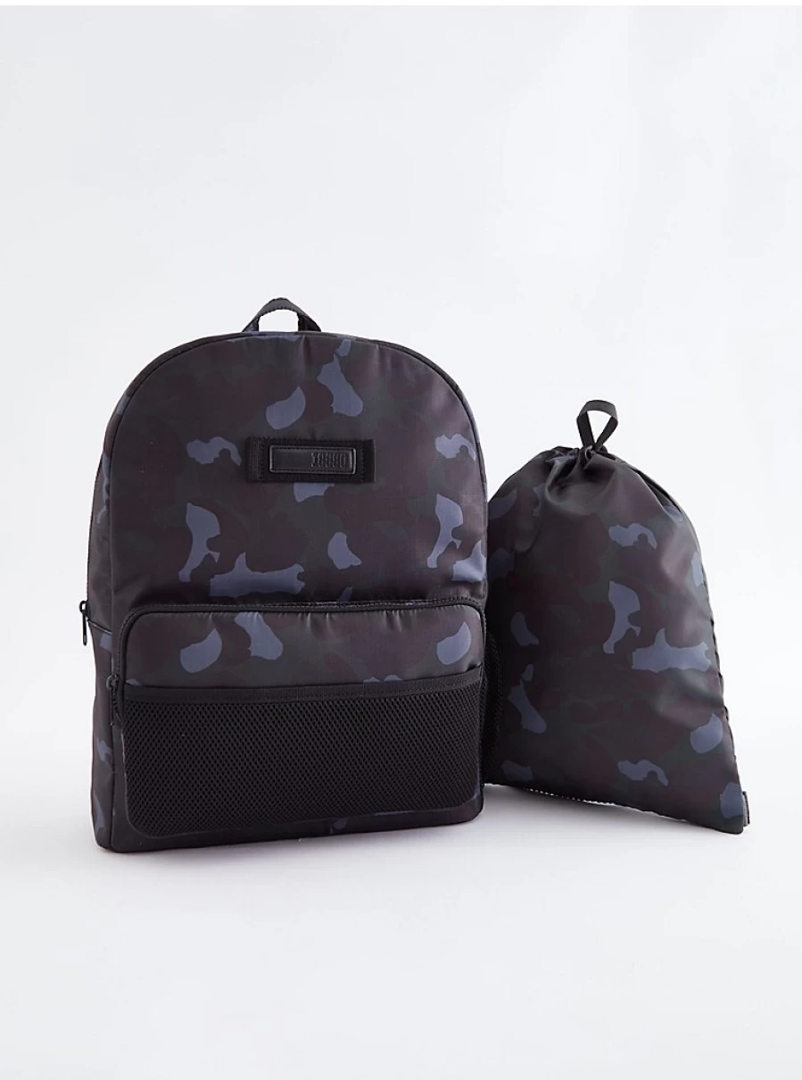 "George at Asda Boys' Black Camouflage Rucksack and Swim Bag | Kids' Backpack Review"