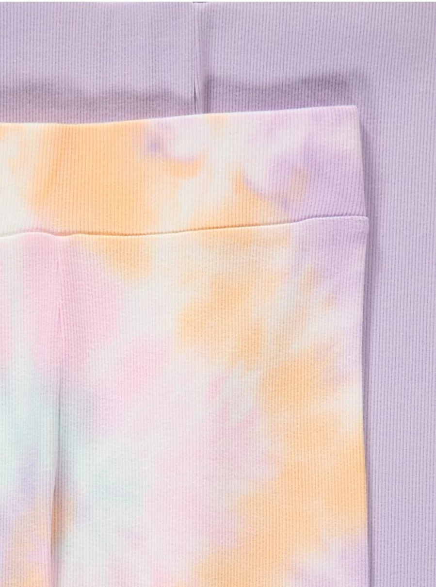 "Girls' Tie-Dye Leggings 2-Pack | George at Asda Holiday Collection"