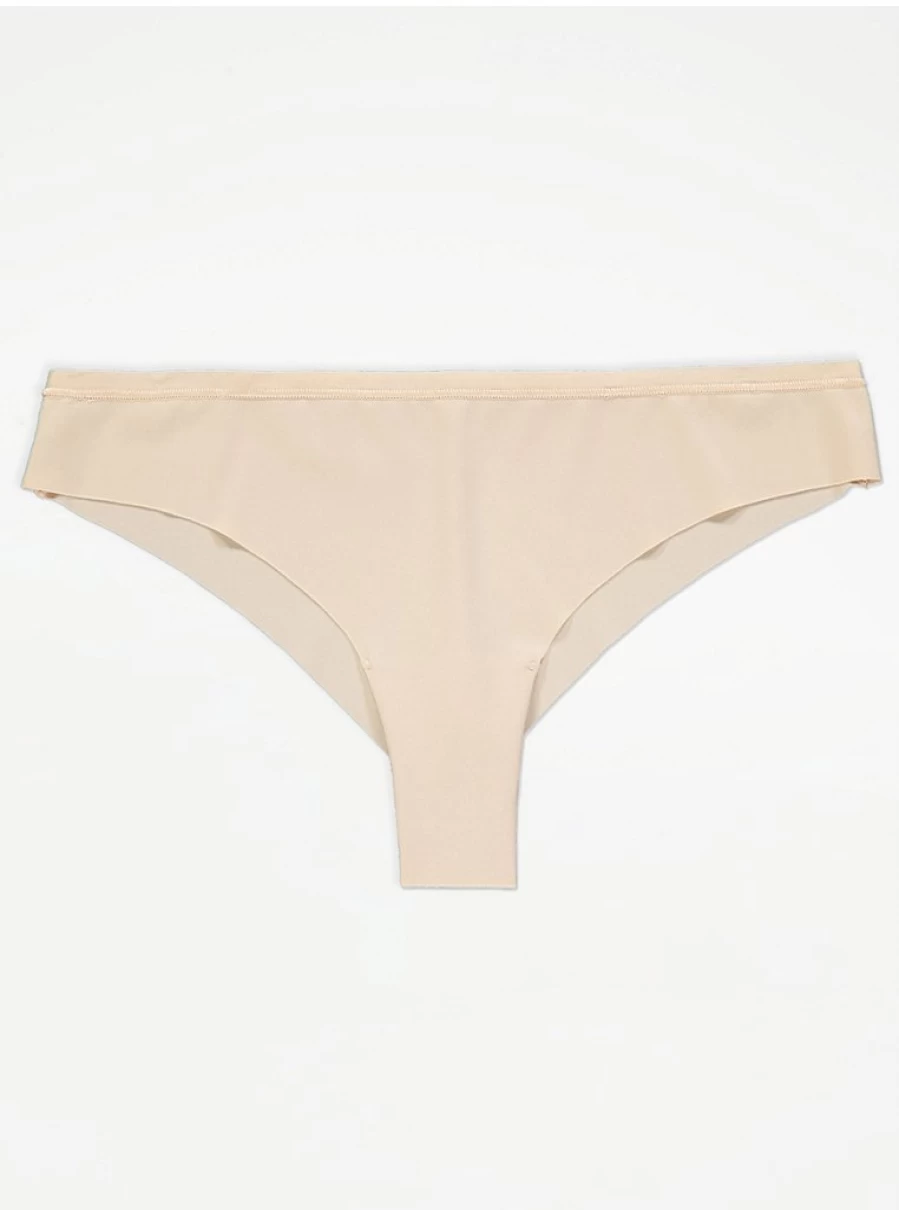 "George at Asda Nude No VPL Brazilian Knickers 3-Pack | Seamless Underwear | Women's Lingerie"