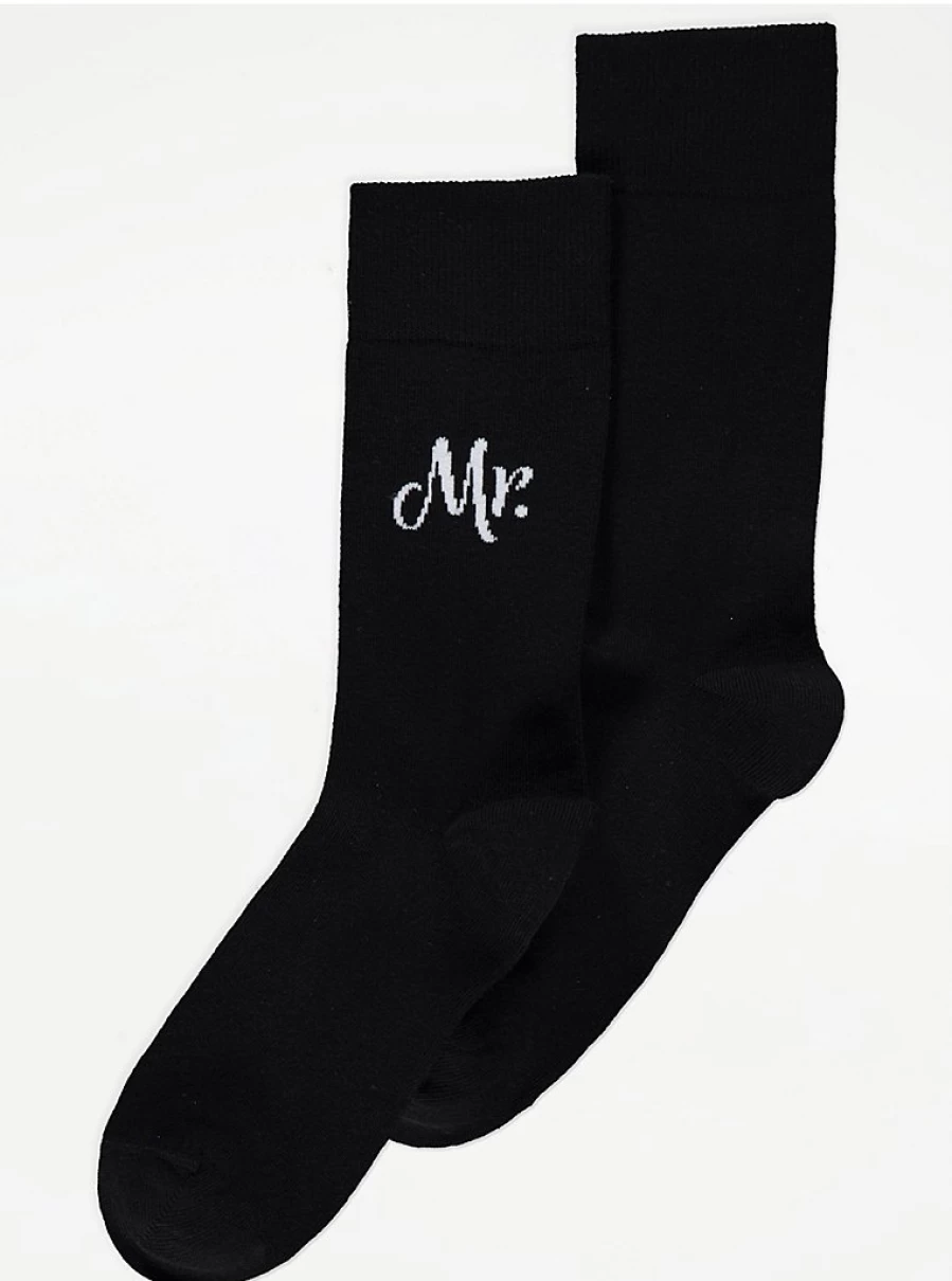 George at Asda Men's Black Ankle Socks - Comfortable Matching Pair for Everyday Wear
