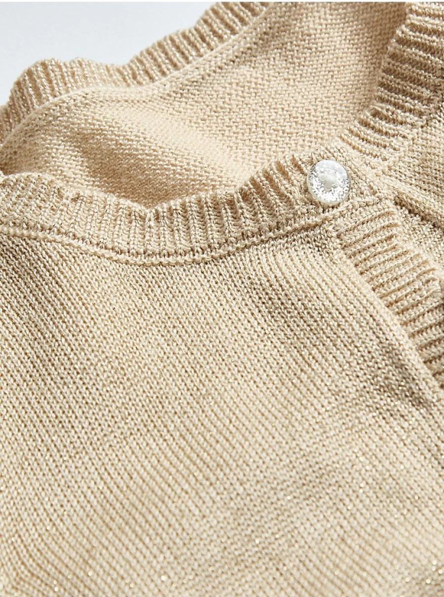 "George at Asda Kids Gold Scallop Edge Shrug Cardigan Review & Buying Guide"