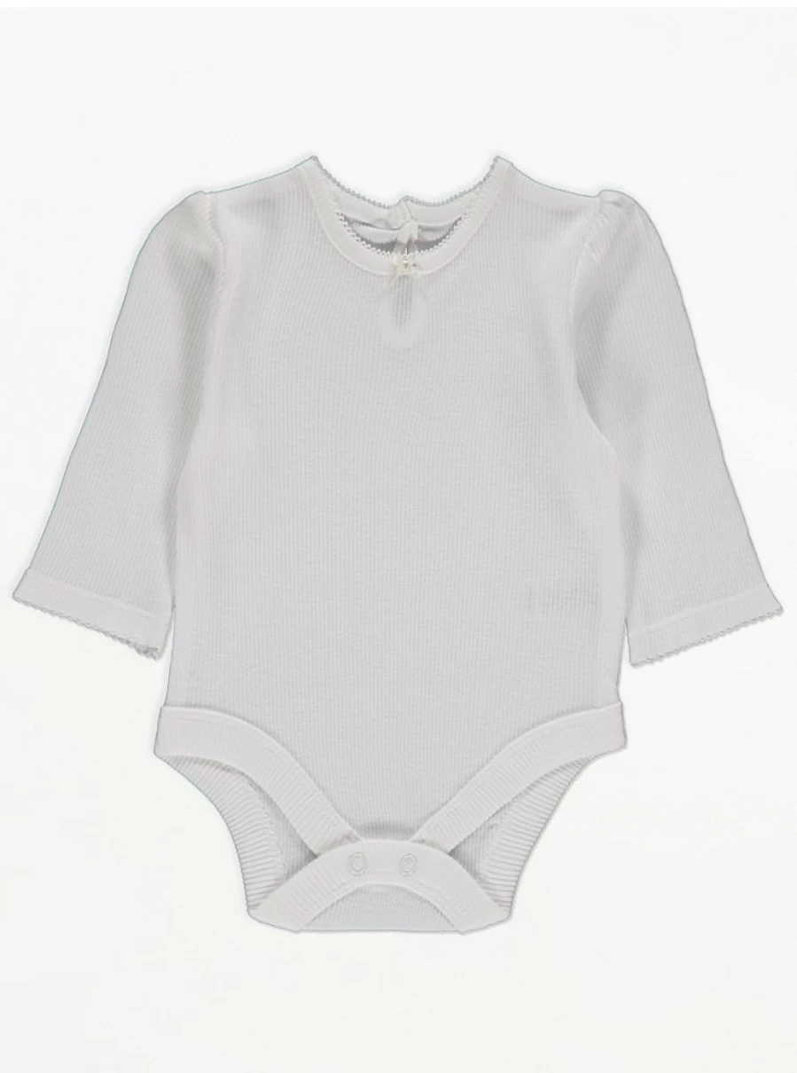 "George at Asda Baby Girls' Pink Check Pinafore Dress with Bodysuit and Tights Set"
