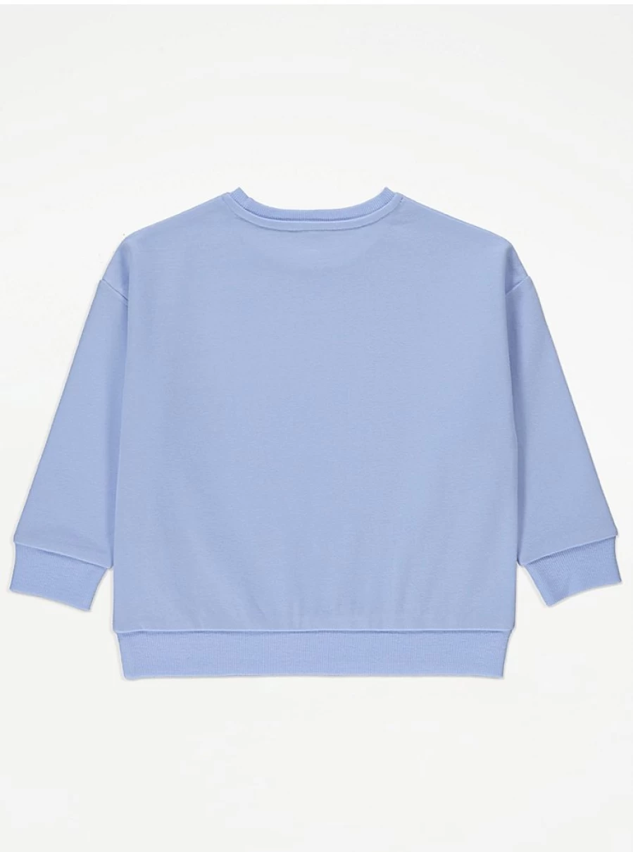 "George at Asda Kids Disney Frozen Elsa Blue Sweatshirt | Official Character Apparel"