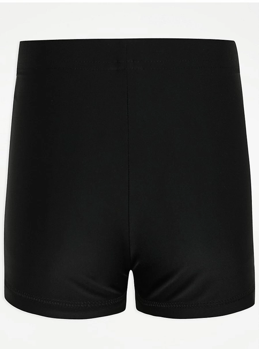 "George at Asda Boys' Black School Swim Trunks – Comfortable & Durable for Swimming"