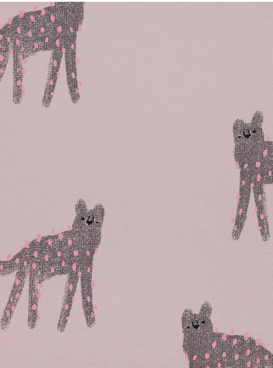 Girls' Pink Safari Spot Short Sleeve Pyjamas 3-Pack | George at Asda