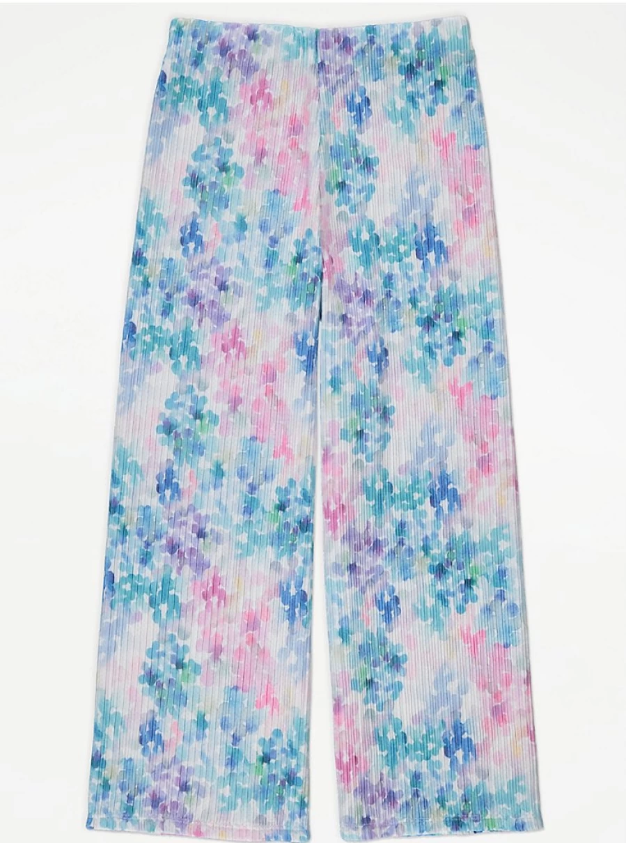 "George at Asda Girls Floral Watercolor Twist Top and Trousers Outfit – Reviews & Buying Guide"