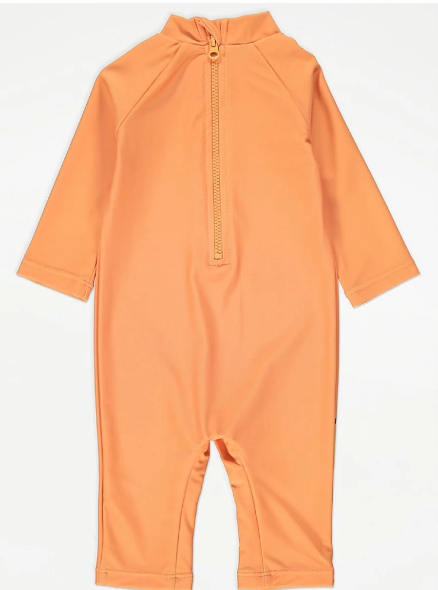Disney Baby Lion King Orange Sunsafe Swimsuit with Keppi Hat | George at Asda