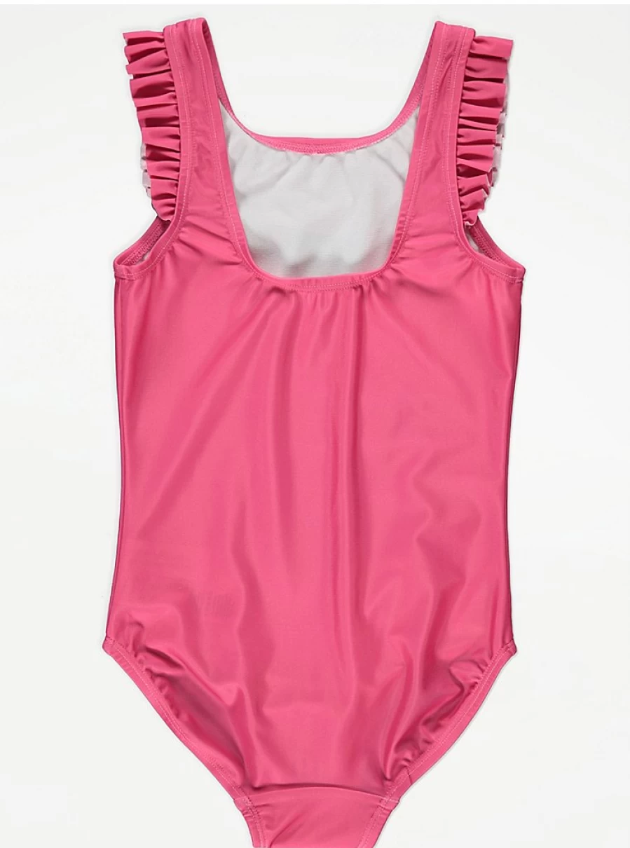 Disney Encanto Mirabel Girls Pink Frilly Swimsuit | George at Asda | Kids Swimwear Reviews