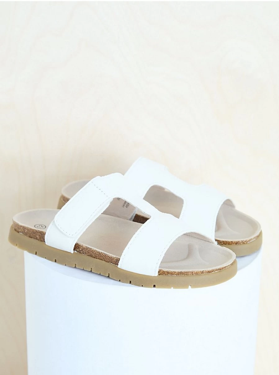 "George at Asda Girls' White Slider Sandals – Billie Faiers Style | Kids' Footwear Reviews"