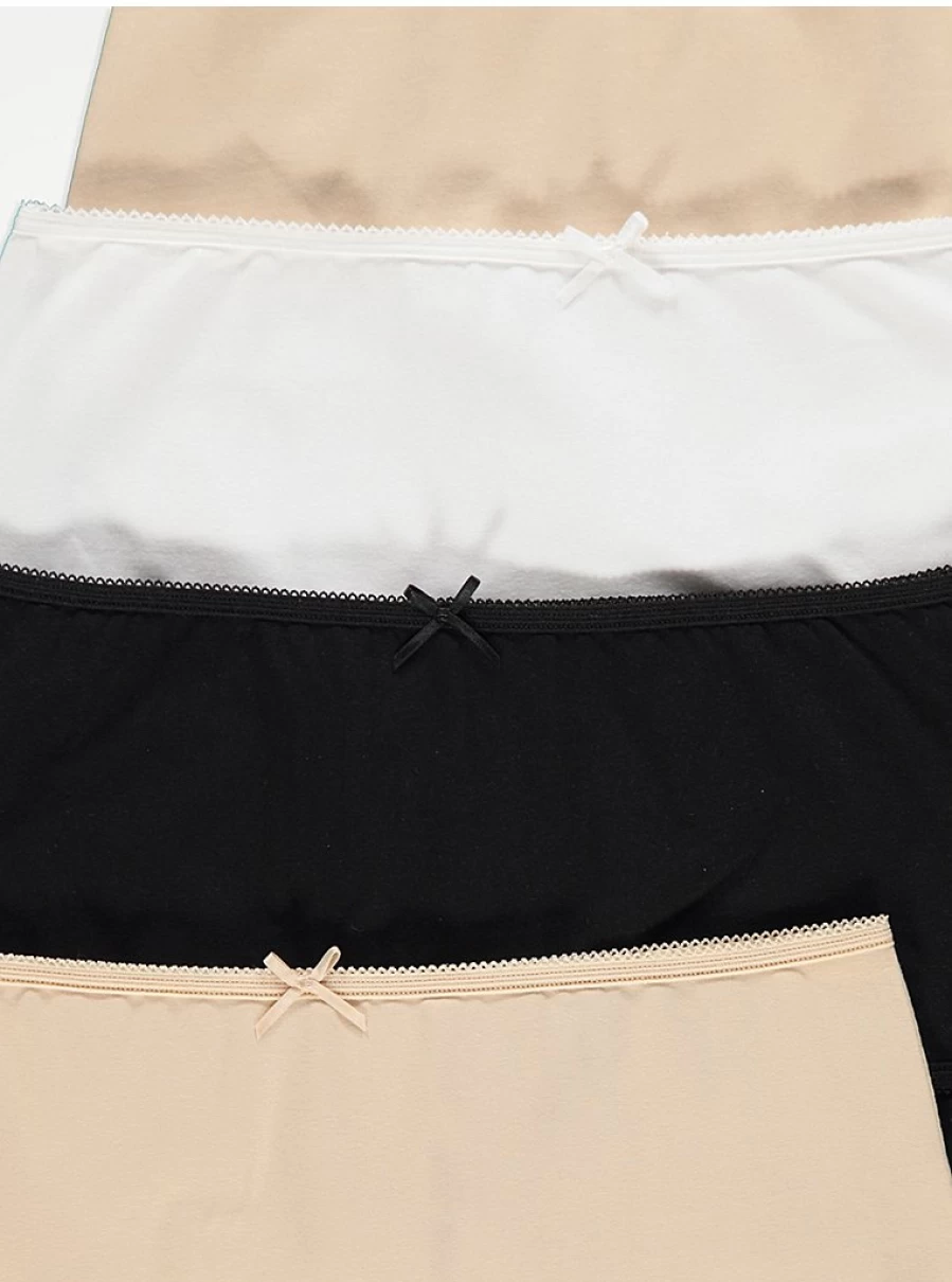 "George at Asda Women's Full Brief Knickers 5-Pack | Comfortable Cotton Underwear | Multi-Pack Lingerie"