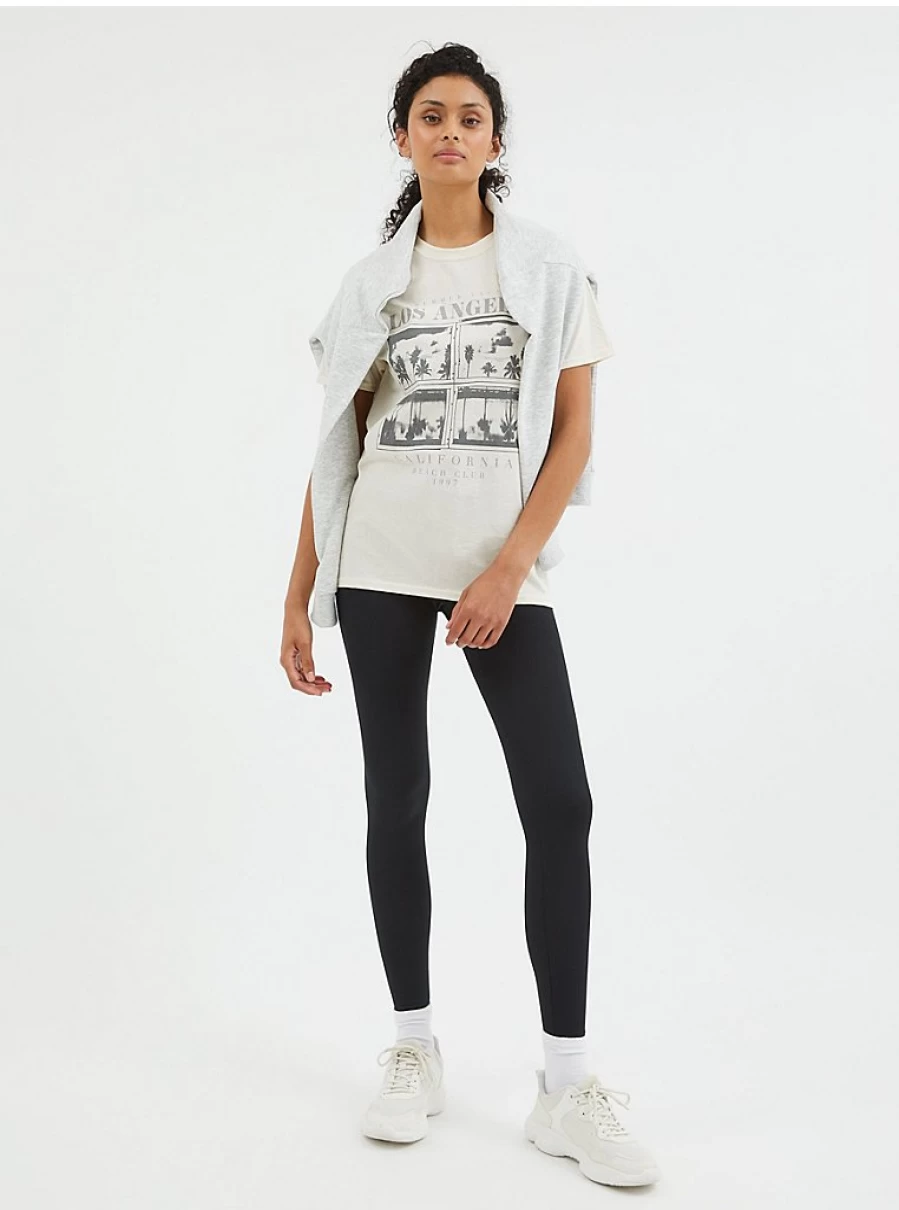 "George at Asda Women's Black Ribbed Leggings – Comfort & Style Review"