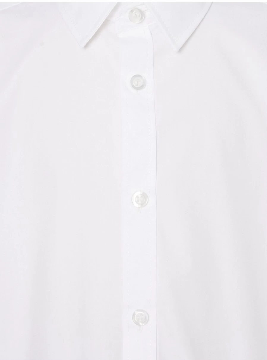 "George at Asda Boys' White Plus Fit Short Sleeve School Shirts 2-Pack – Comfortable & Durable Uniform Tops"