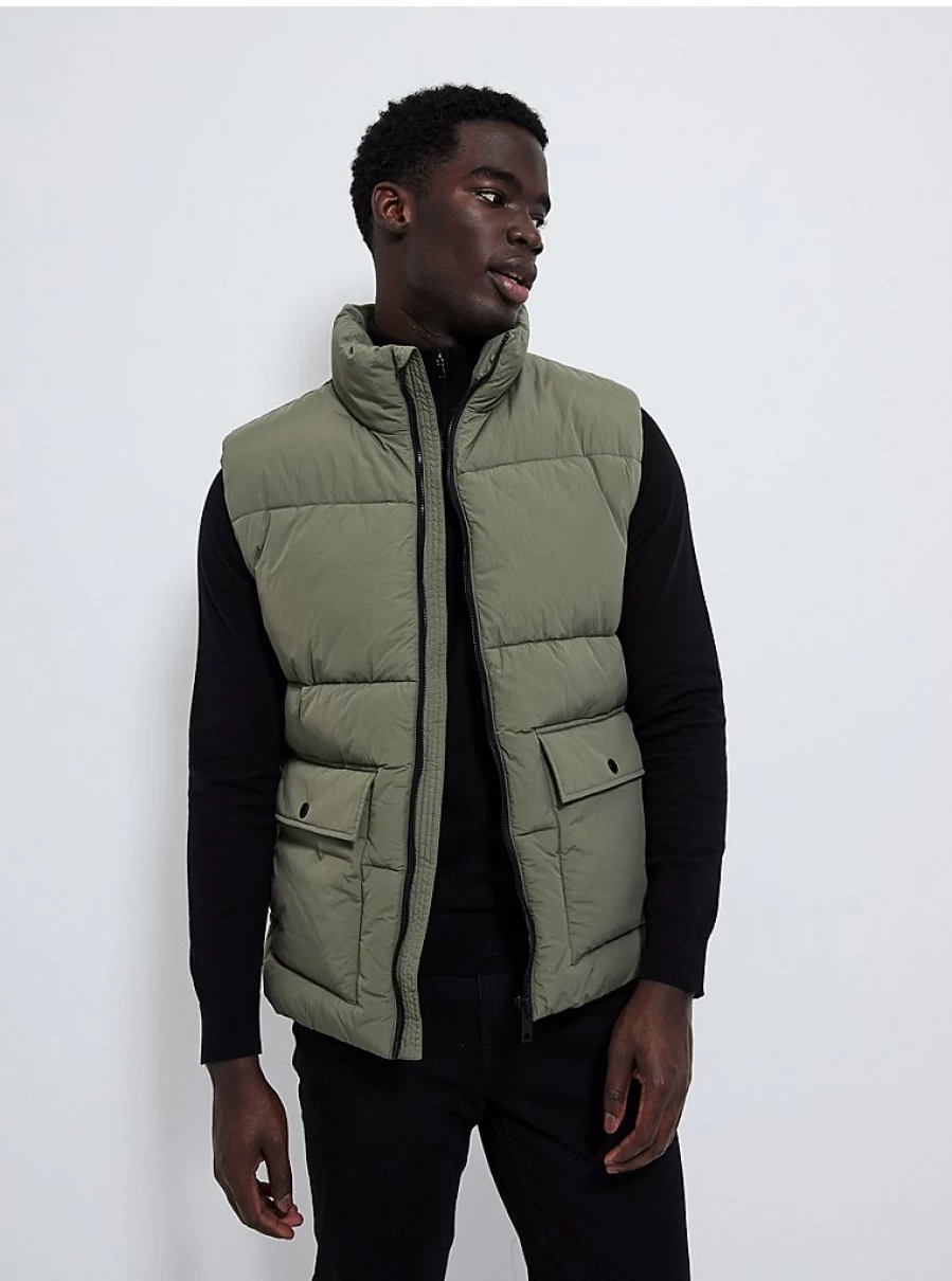 Men's Khaki Oversized Gilet - George at Asda | Stylish & Comfortable Review