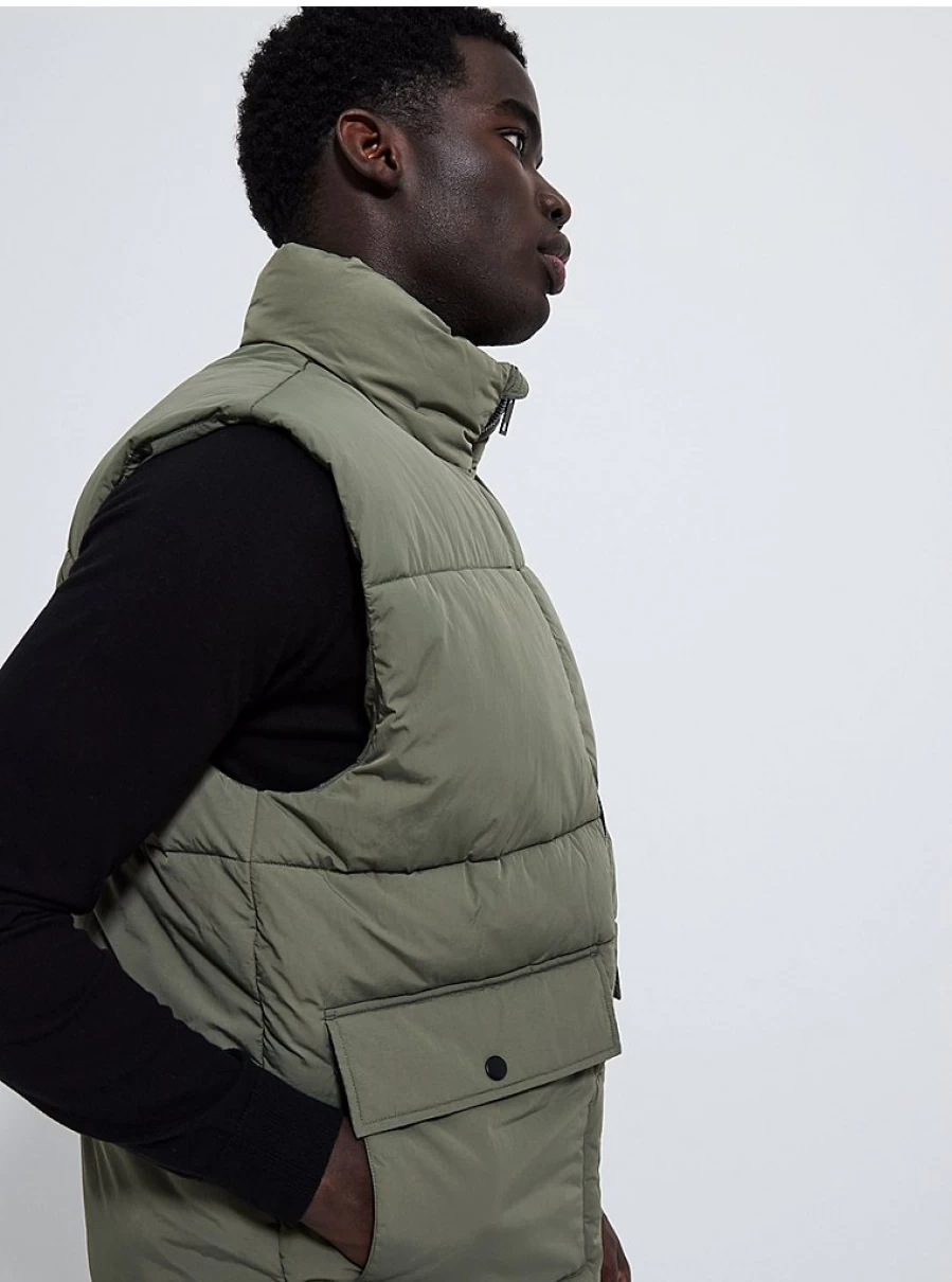 Men's Khaki Oversized Gilet - George at Asda | Stylish & Comfortable Review