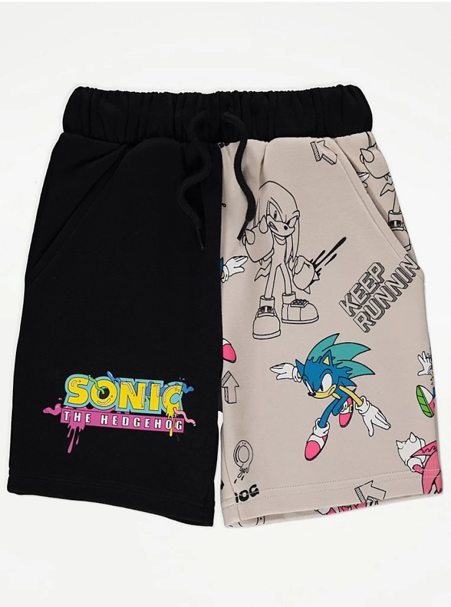 Boys' Sonic The Hedgehog T-Shirt and Shorts Set | George at Asda | Kids' Character Outfit