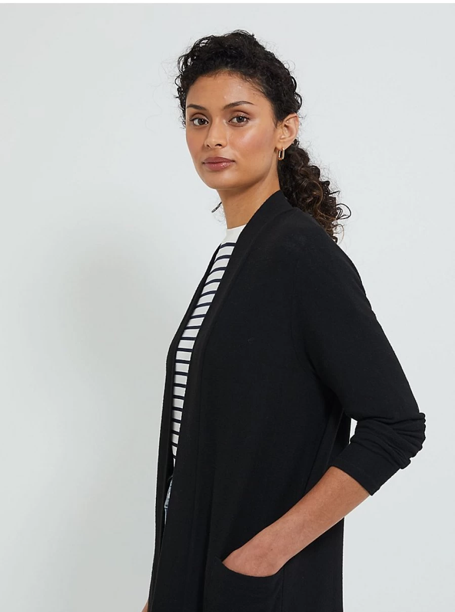 "George at Asda Women's Black Soft Touch Cardigan Review | Cozy Knit Sweater"