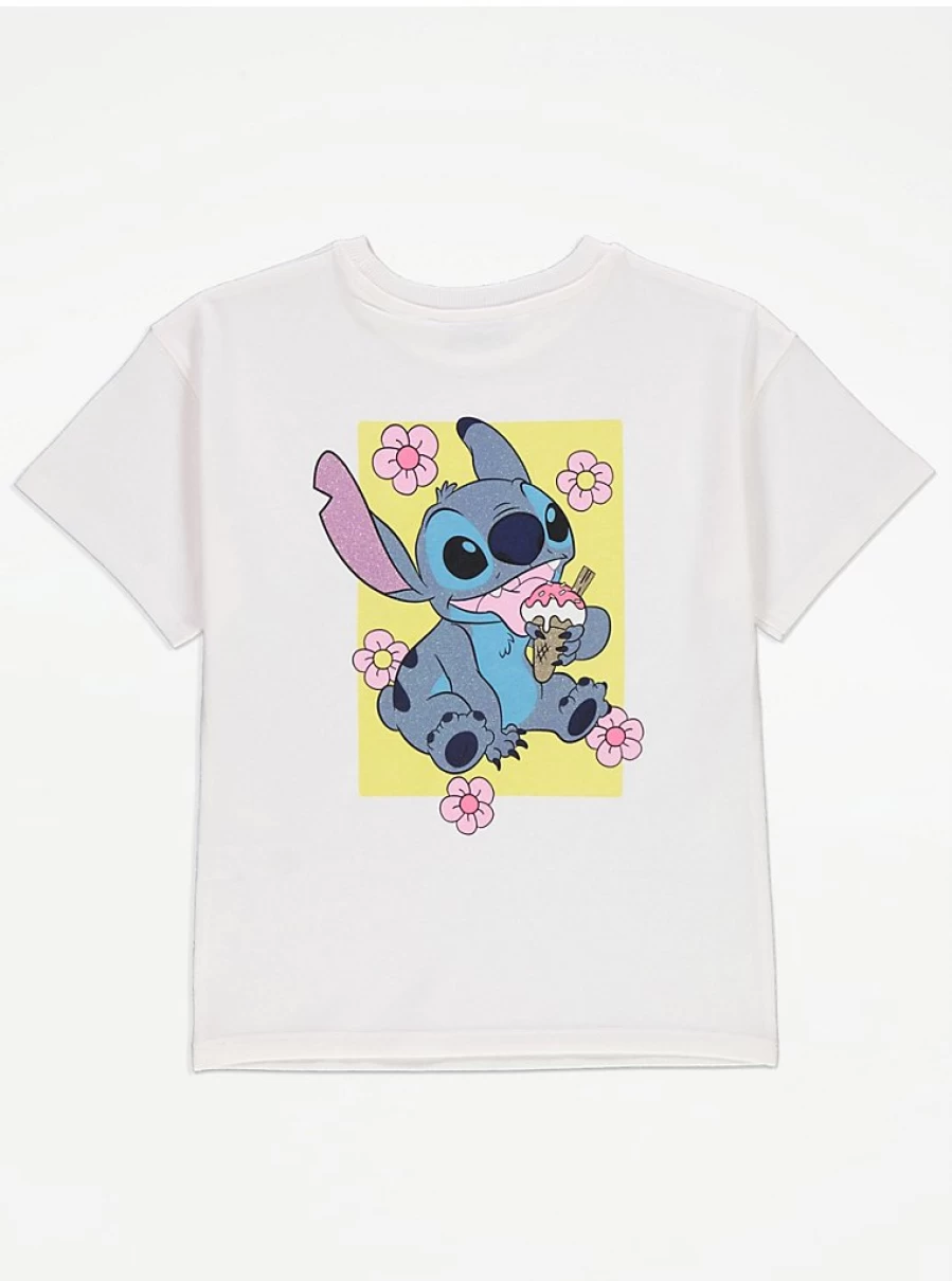 Disney Lilo & Stitch Girls T-Shirt and Shorts Outfit Set | George at Asda