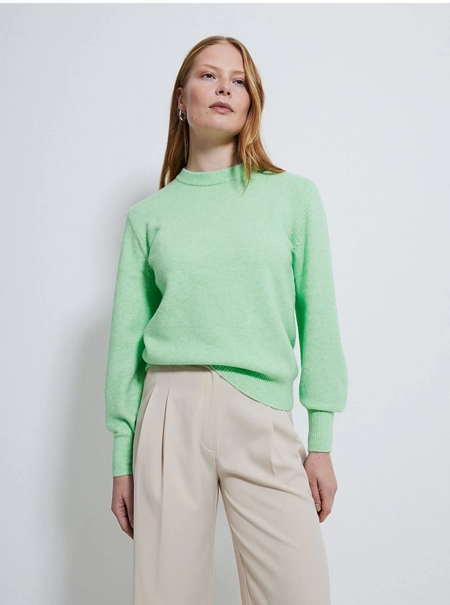 Women's Mint Green Knitted Crew Neck Sweater - George at Asda Review