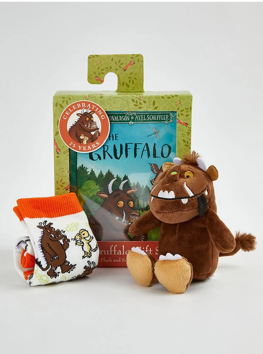 "The Gruffalo Book, Plush Toy & Socks Gift Set for Kids | George at Asda"