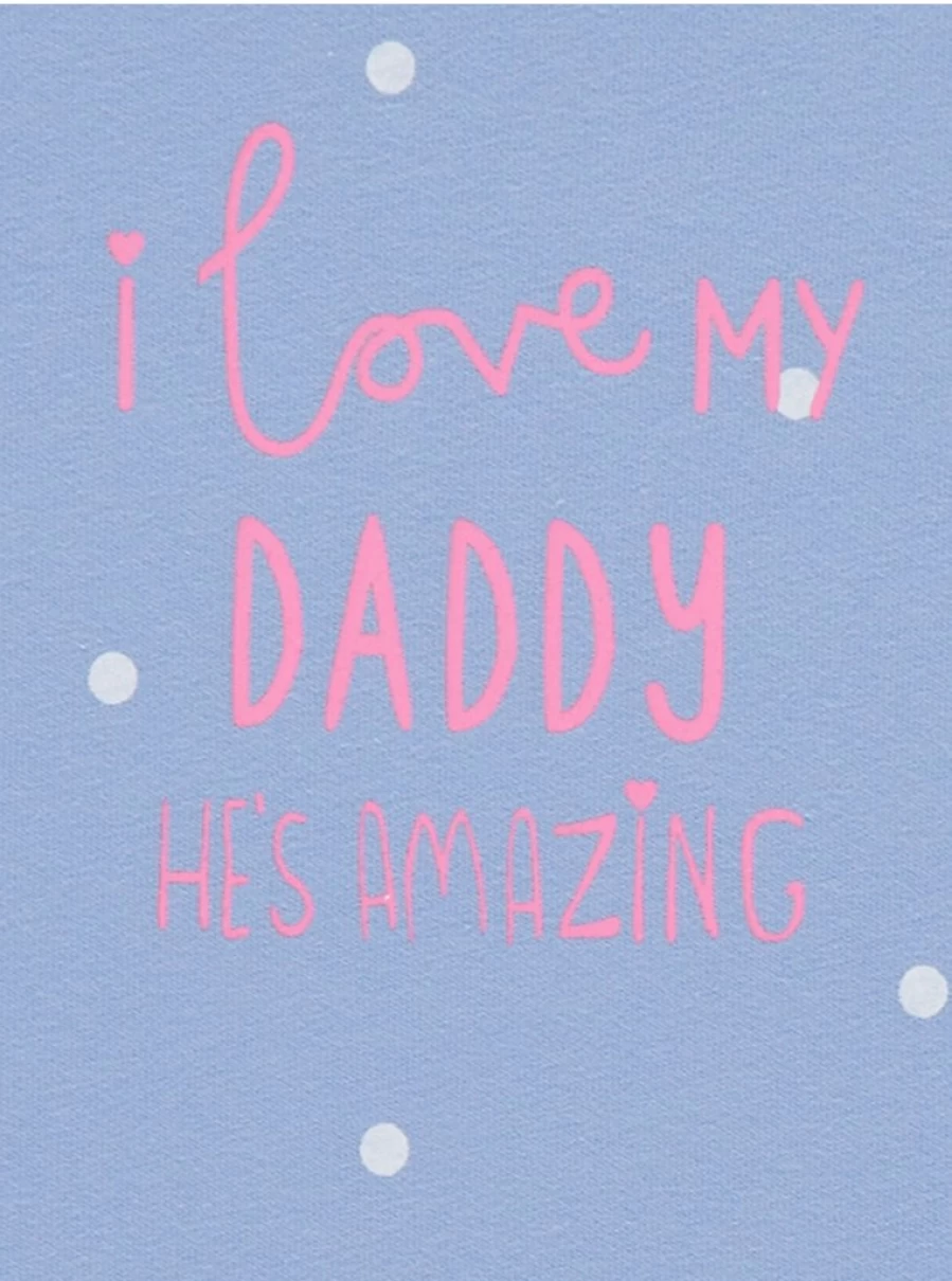"George at Asda Baby Blue 'I Love My Daddy' Dot Print T-Shirt – Reviews & Sizing Guide"
