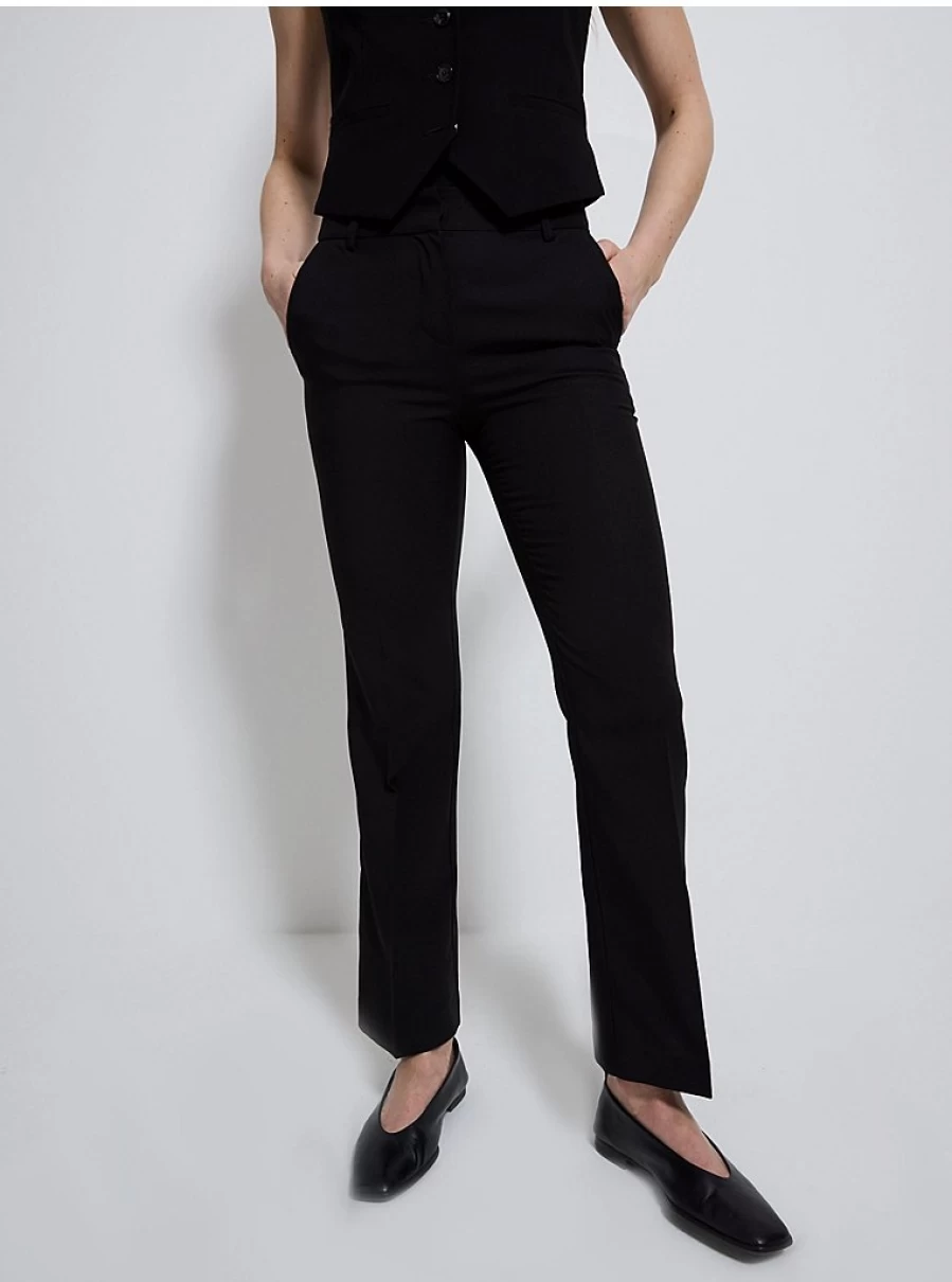 Women's Black Bootcut Formal Trousers | George at Asda | Stylish Office Pants
