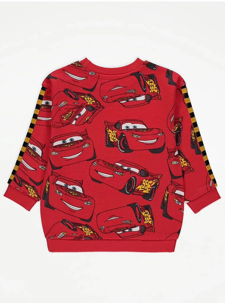 "George at Asda Boys' Disney Cars Lightning McQueen Sweatshirt & Joggers Set - Kids' Outfit Review"