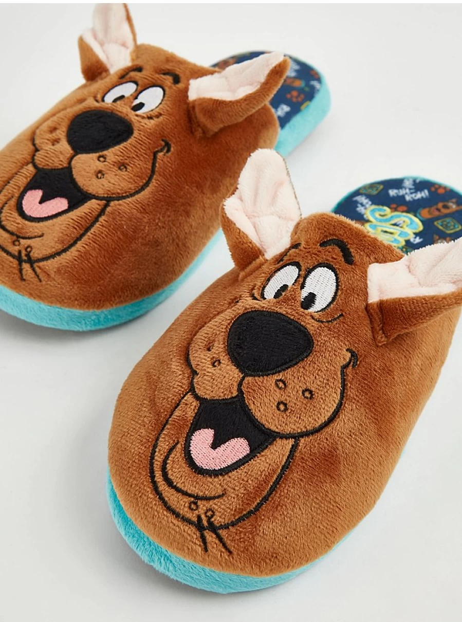 Men's Scooby-Doo Character Mule Slippers by George at Asda – Comfortable Cartoon House Shoes