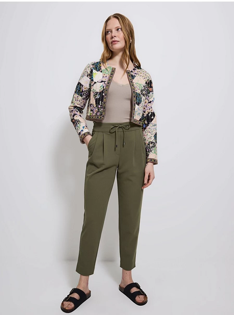 "George at Asda Women's Khaki Tapered Trousers | Comfort Fit & Stylish Review"