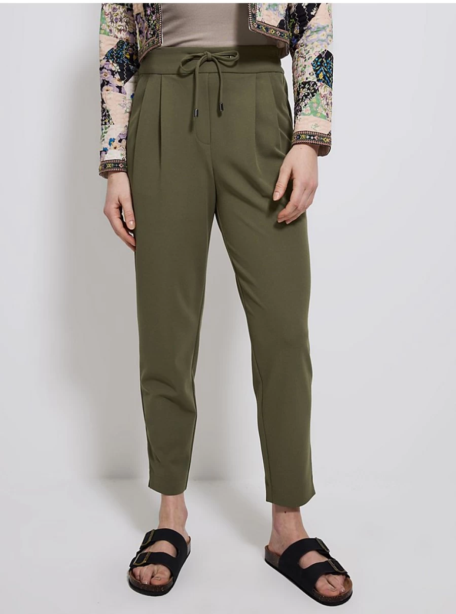 "George at Asda Women's Khaki Tapered Trousers | Comfort Fit & Stylish Review"