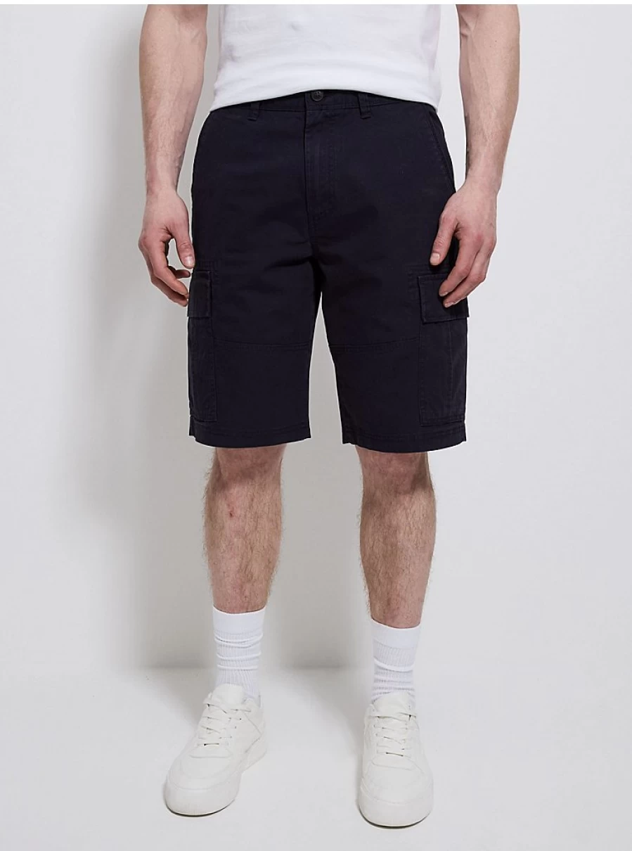 Men's Navy Cargo Shorts by George at Asda | Durable & Stylish Casual Wear